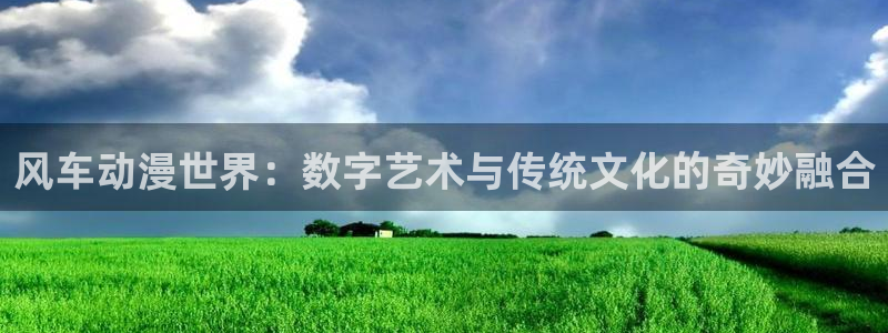 omofun免签：风车动漫世界：数字艺术与传统文化的奇妙融合